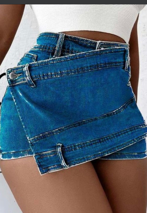 Denim Skort (No Stretch)